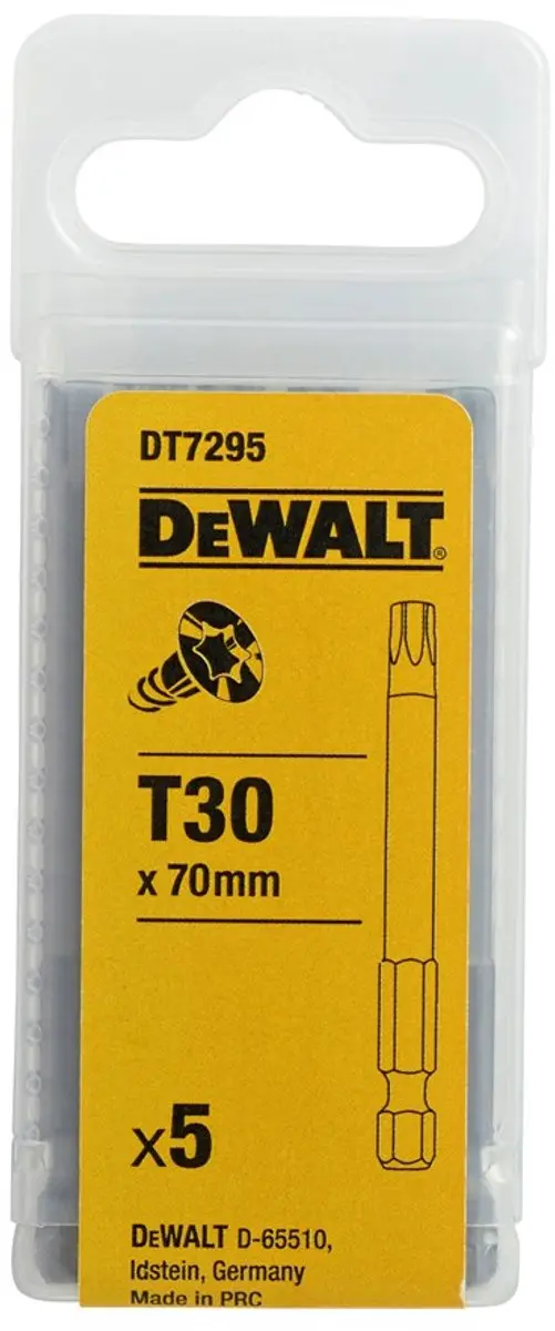 DeWalt DT7295-QZ Schroefbit TX30 50mm - 5 Stuks - afbeelding 4 van 5