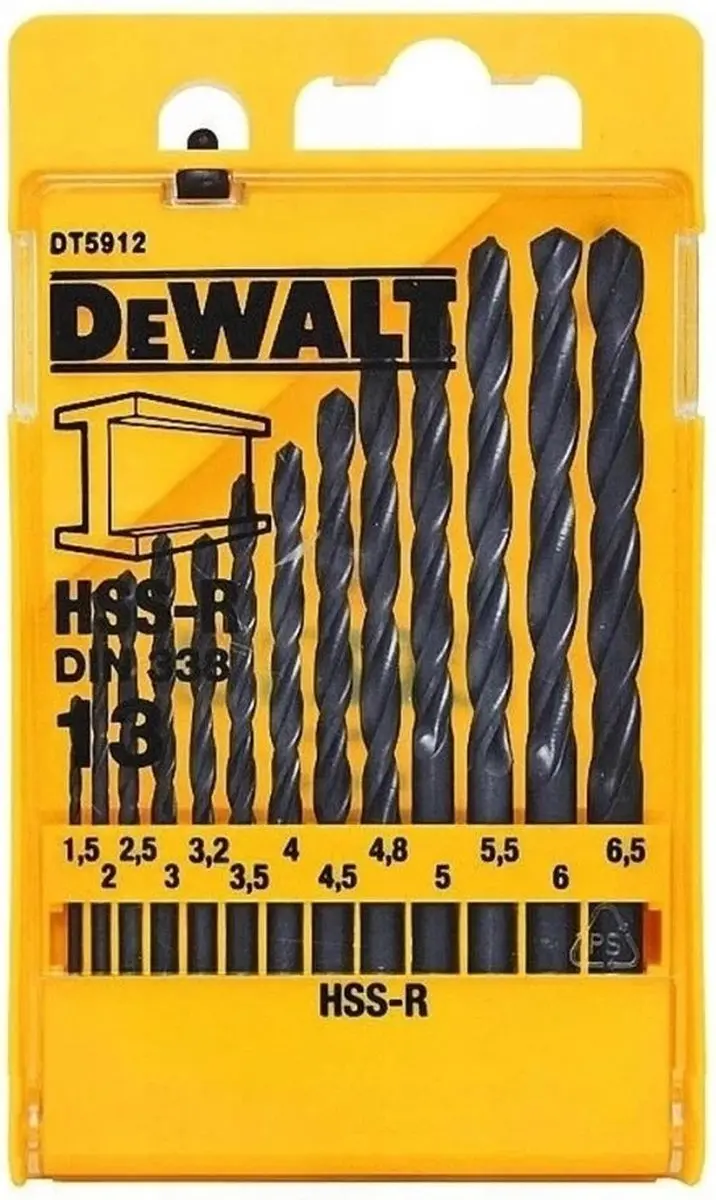 DeWalt DT5912QZ Boorset HSS - 13-delig Metaal - afbeelding 2 van 2
