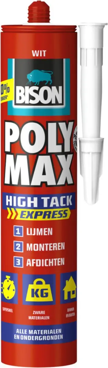 Bison Poly Max High Tack Express Montagelijm 425g