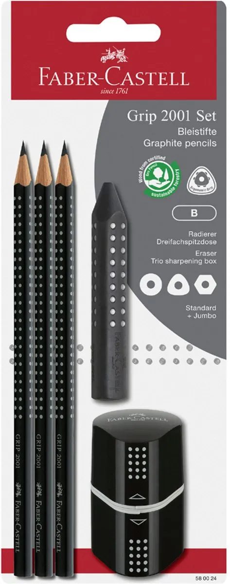 Faber-Castell GRIP 2001 Potloodset