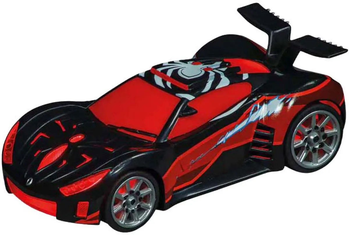 Carrera Go!!! Spider-Man Speed Shifter CAR20064265 - Speelgoedauto - Zwart/Rood