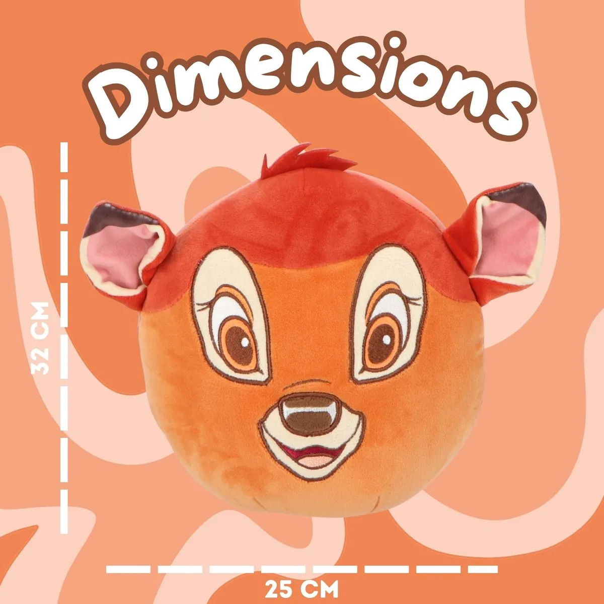 Disney Bambi Squishy 32cm - Multicolor