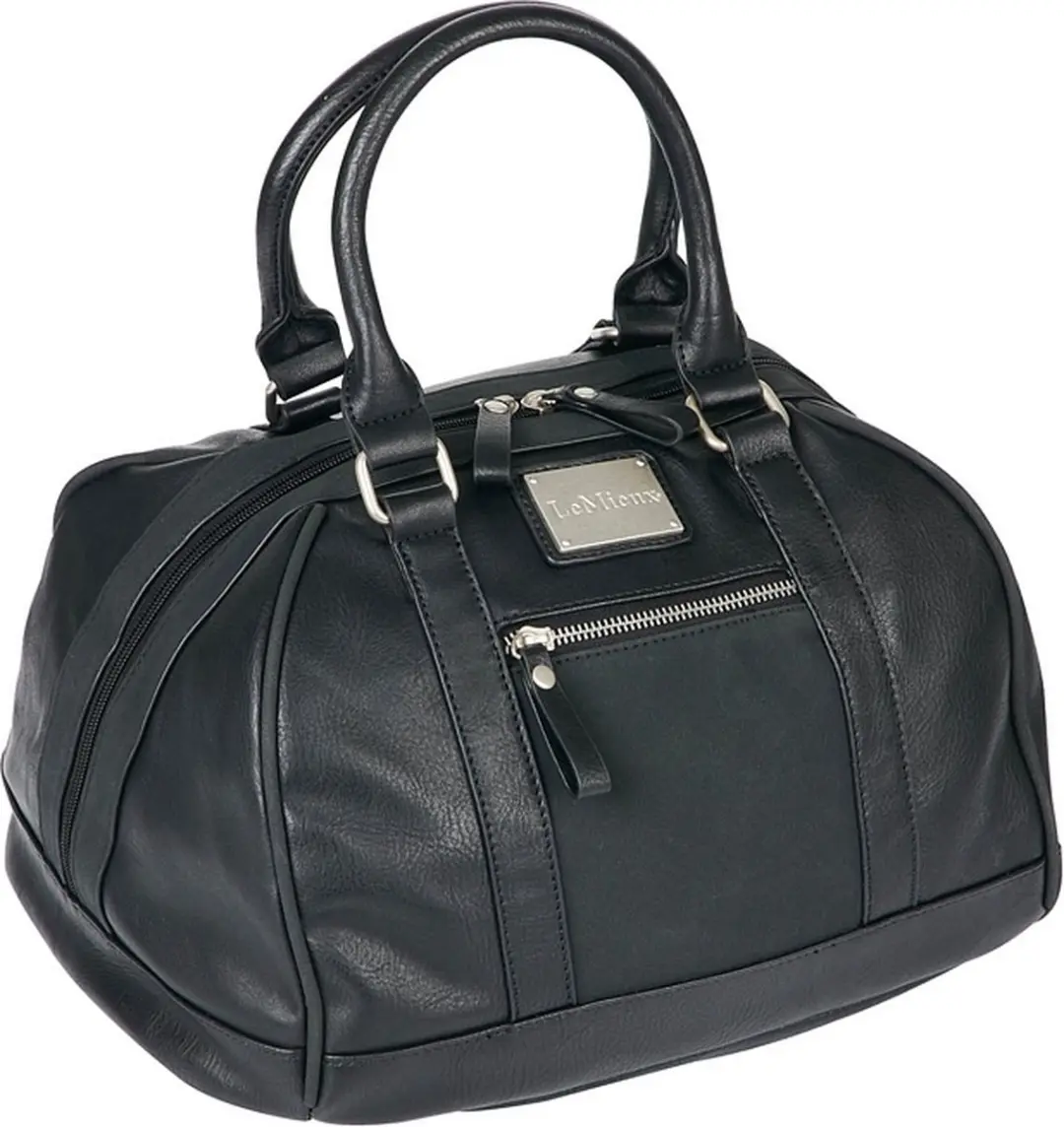 LeMieux PU Leder Tas Hat Bag Zwart