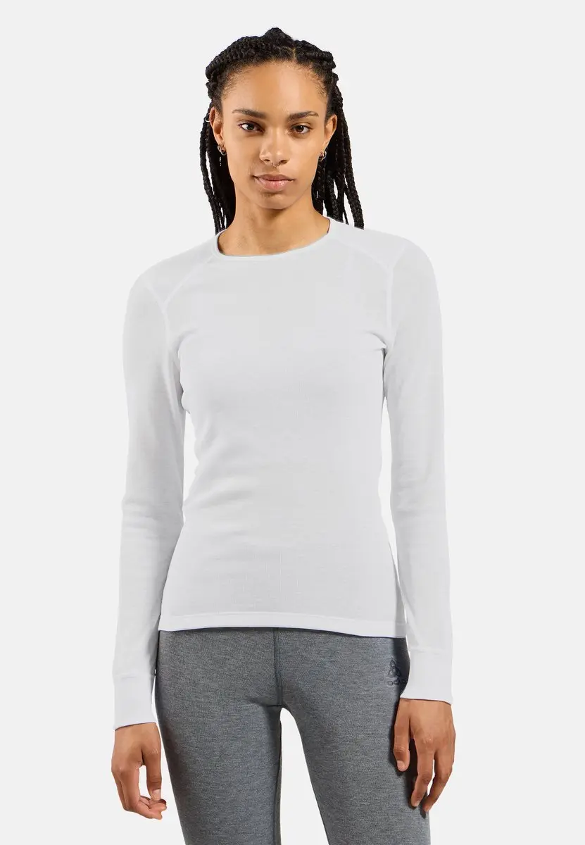 ODLO Active Warm Thermoshirt Dames XS - Wit - afbeelding 5 van 6