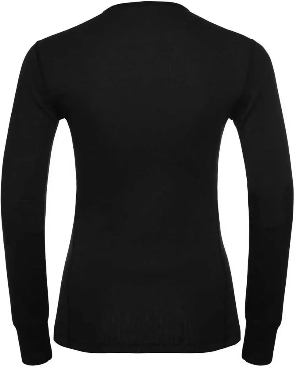 ODLO Active Warm Thermoshirt Dames - Maat L - Zwart