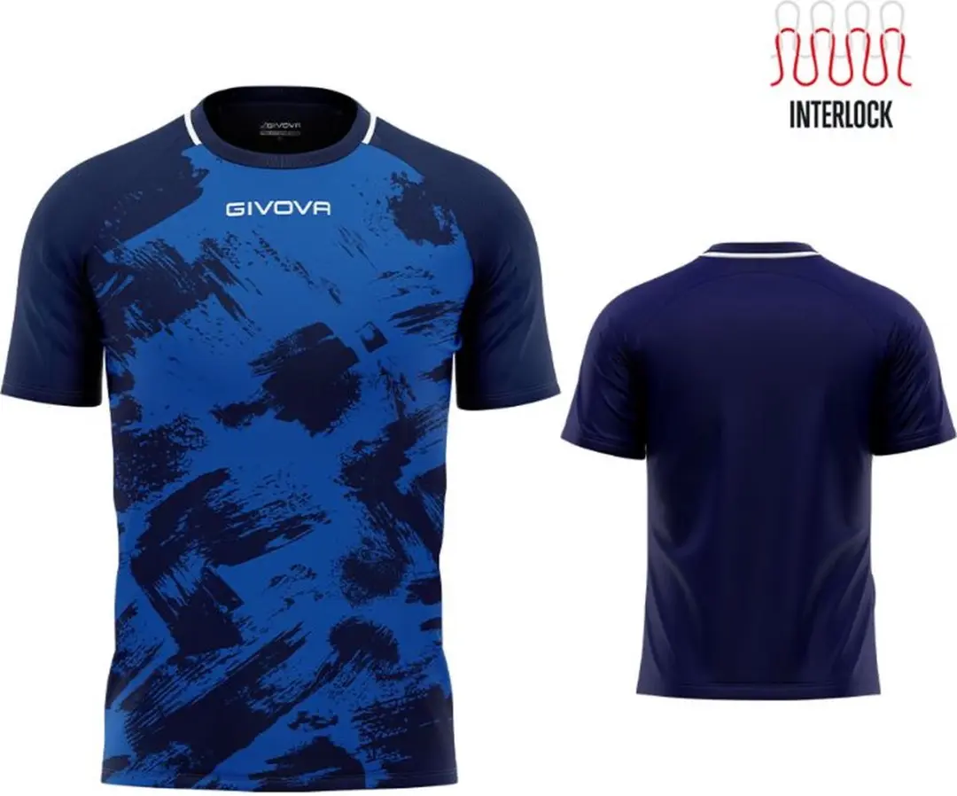 Givova Art Interlock Sportset XXS - Blauw