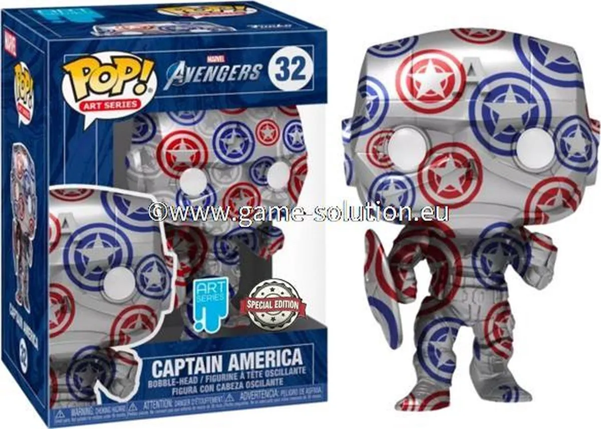 Funko Pop! Marvel Avengers Captain America Patriotic Age - FAC-053571-21112