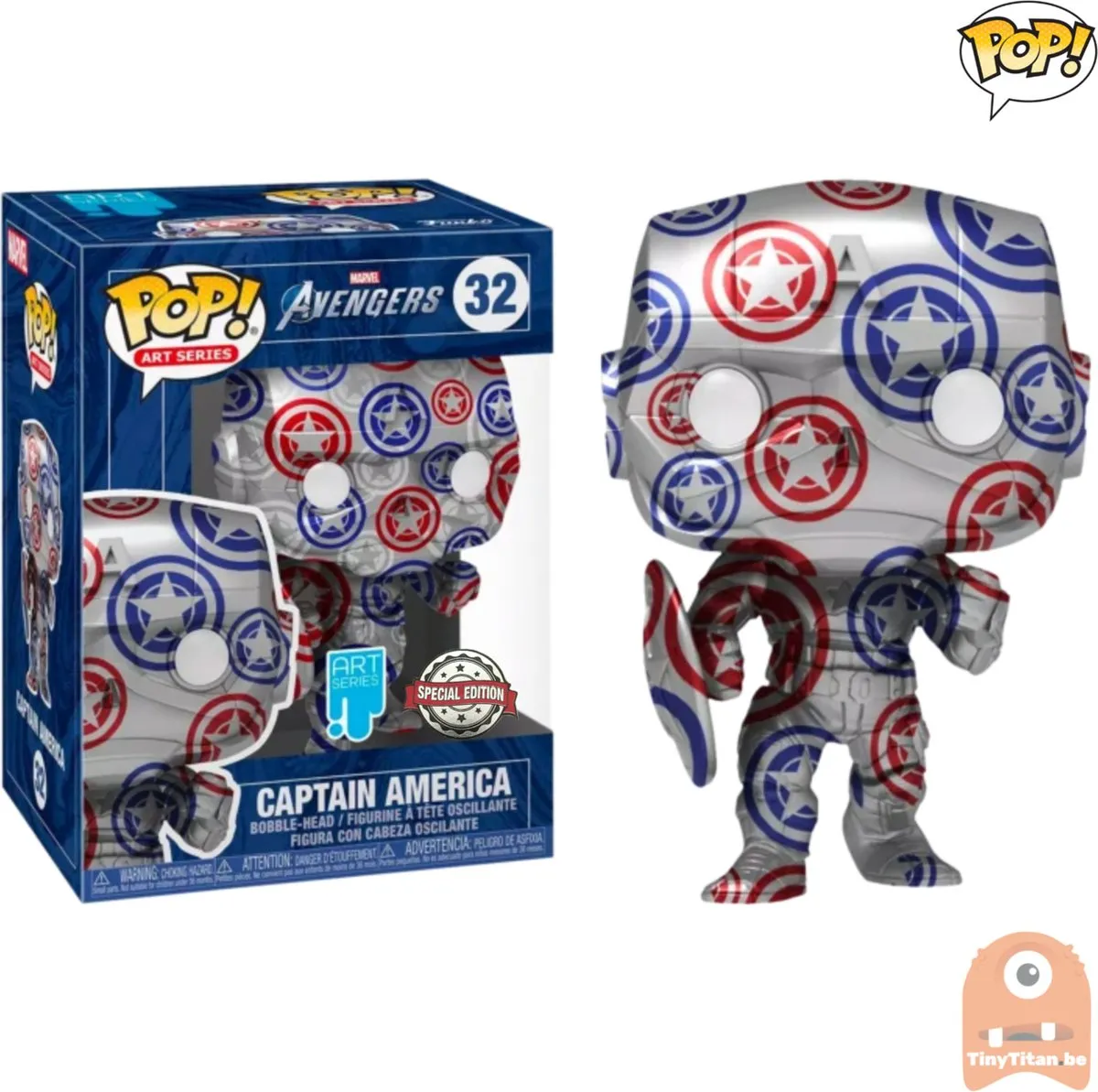 Funko Pop! Marvel Avengers Captain America Patriotic Age - FAC-053571-21112