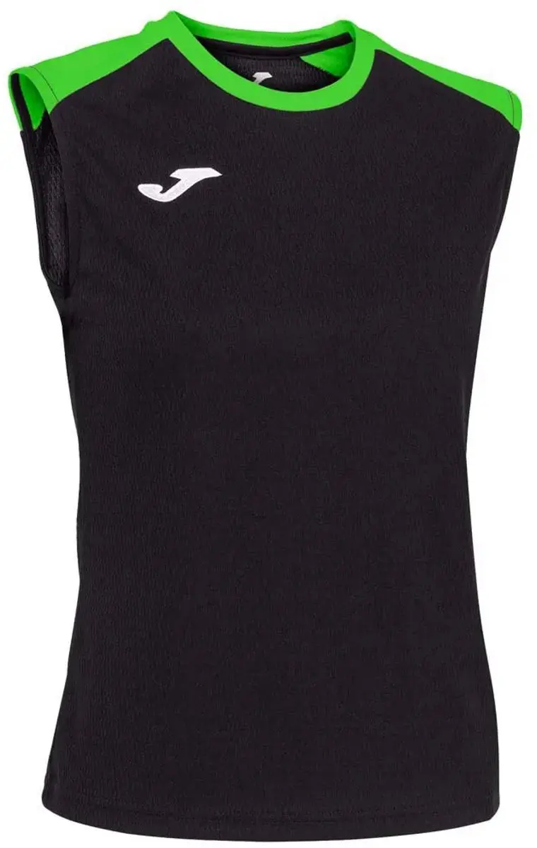 Joma Eco Championship Recycled Mouwloos T-shirt Zwart L Vrouw
