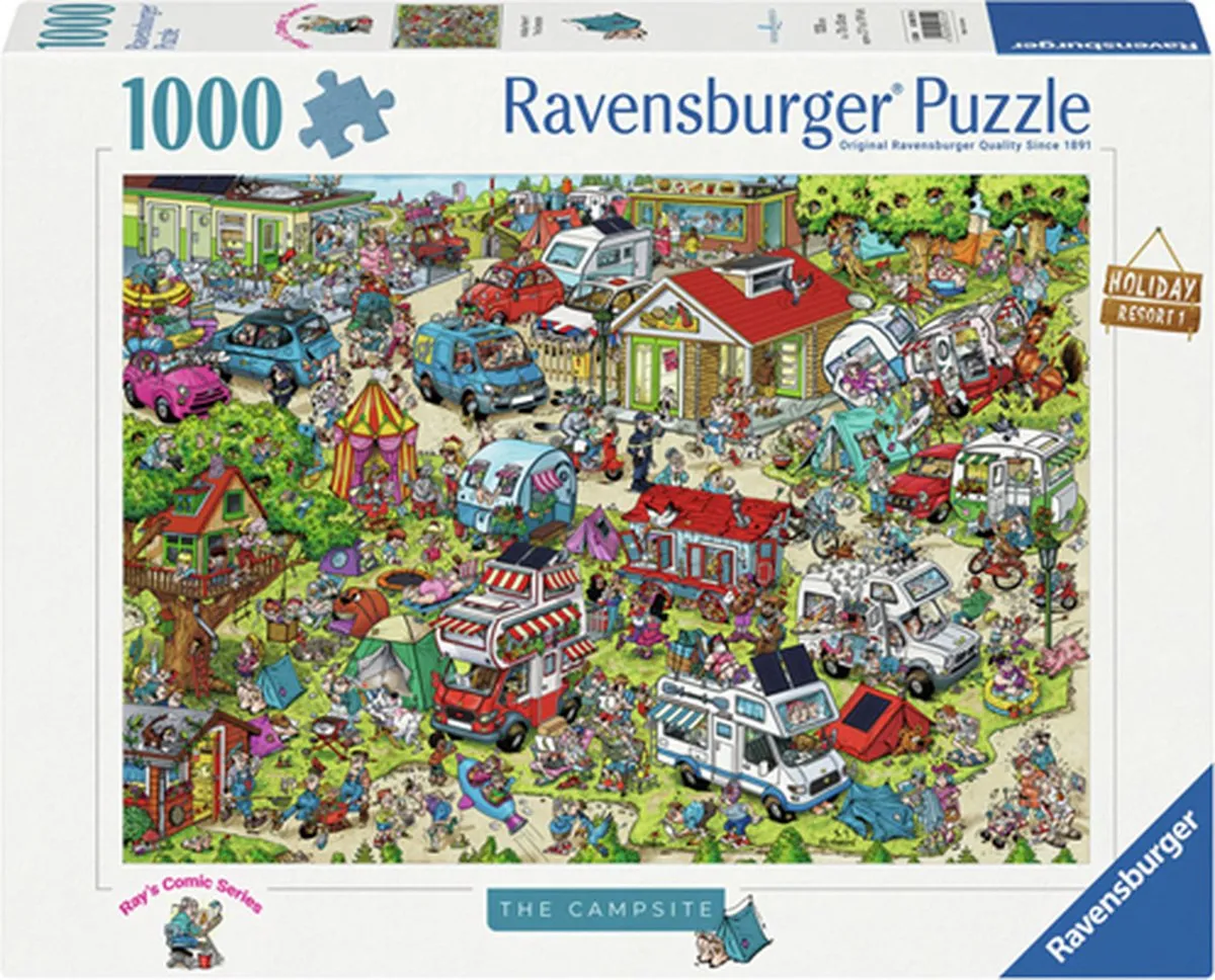 Ravensburger Holiday Resort 1 Legpuzzel 1000 Stuks - Multicolor
