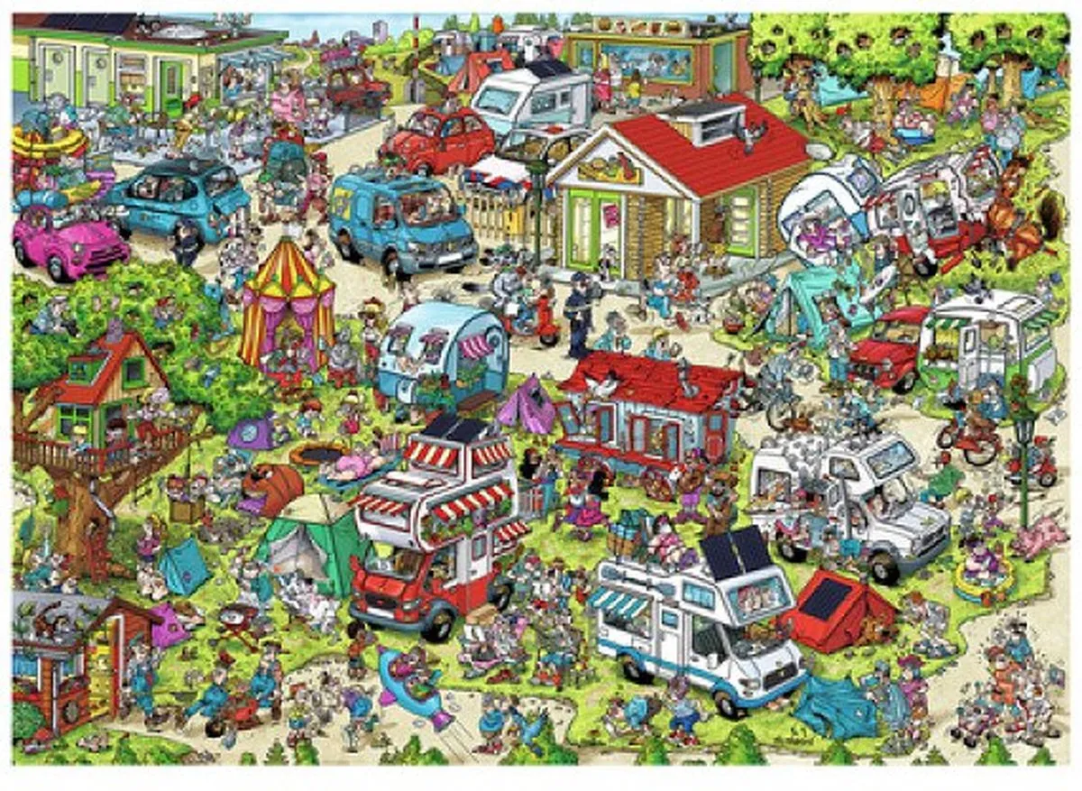 Ravensburger Holiday Resort 1 Legpuzzel 1000 Stuks - Multicolor