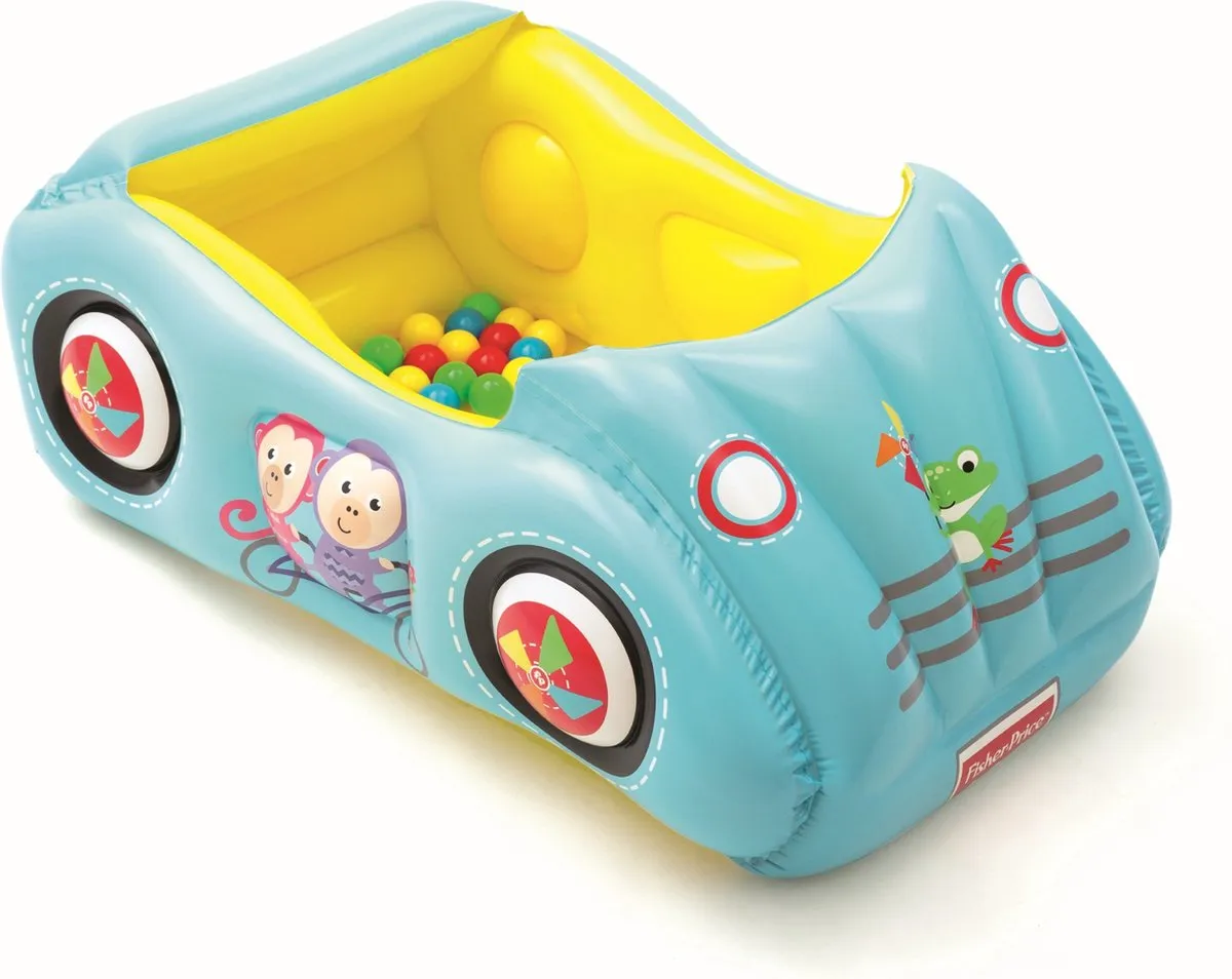 Fisher Price Opblaasauto Multicolor 119x79x51cm - MPN 93535
