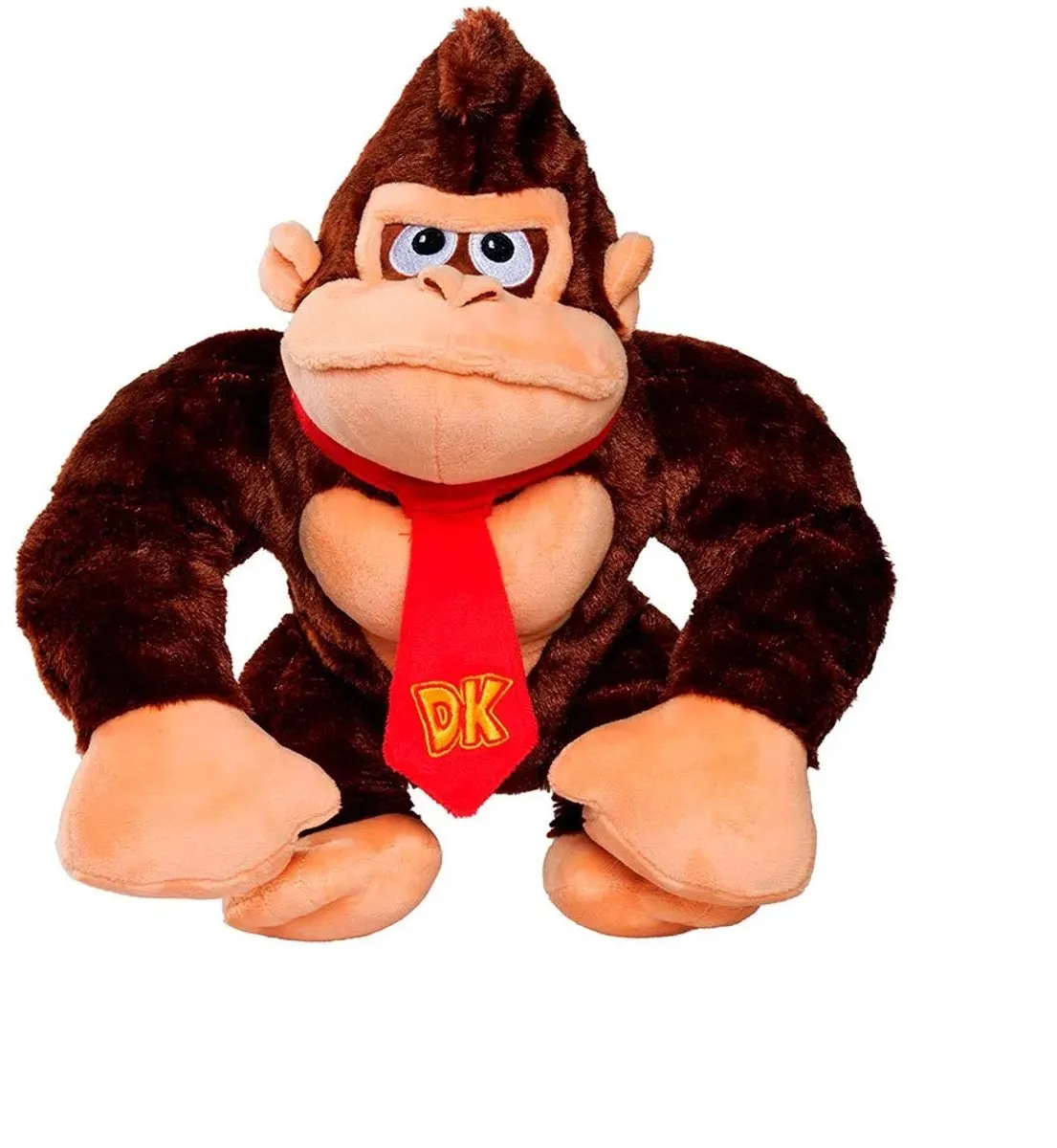 Smoby Donkey Kong Knuffel 30cm - Bruin/Rood - afbeelding 6 van 6