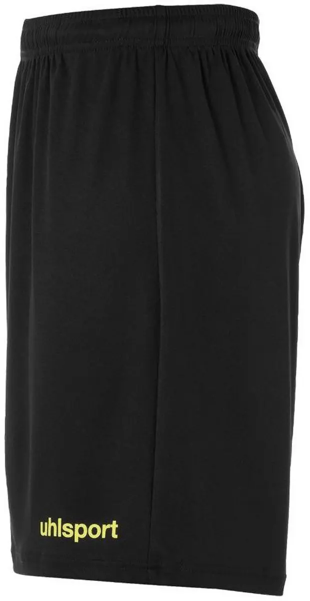 Uhlsport Center Basic Short Kinderen 116 - Zwart/Fluogeel
