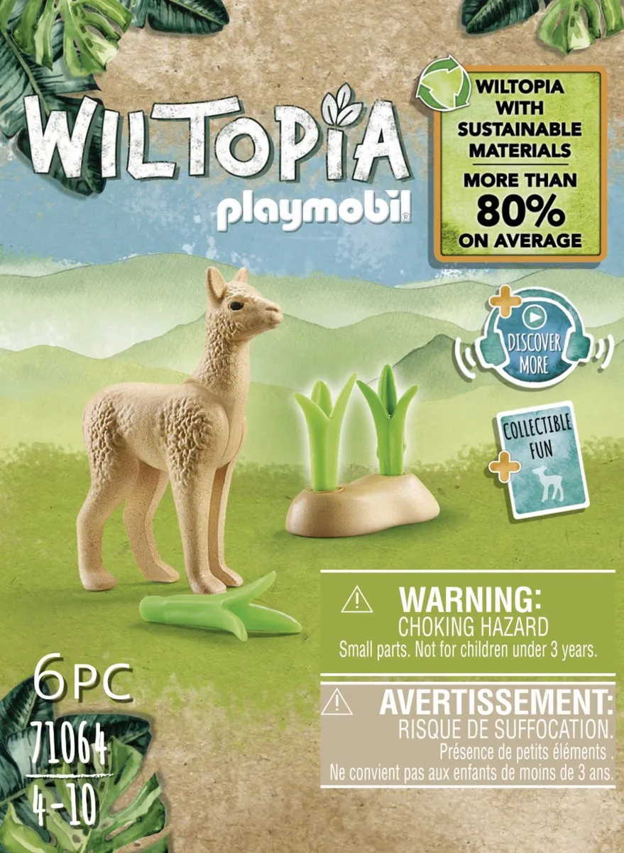 Playmobil Wiltopia Baby Alpaca 71064 - Multicolor