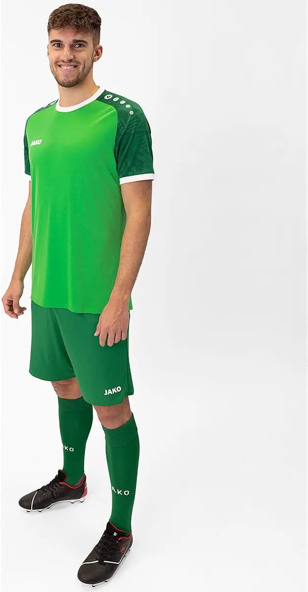 Jako Iconic SS Shirt Senior S - Donkergroen/Wit