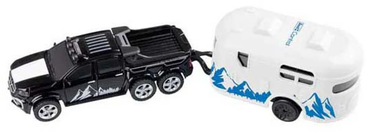 Revell 23566 RC Pickup Auto met Camper Trailer - 1:64 - Multicolor