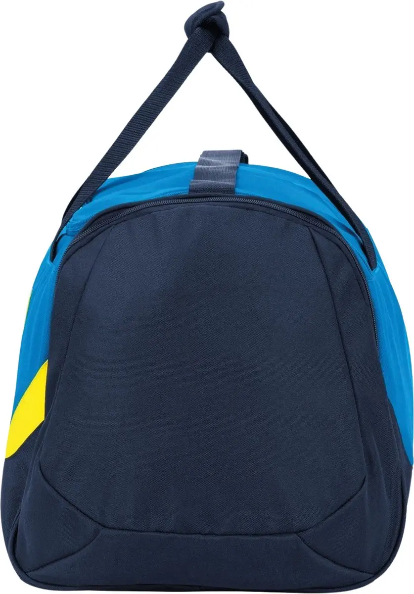 Jako Iconic Sporttas - M - 4 Vakken - Fluogeel/Marine/Blauw