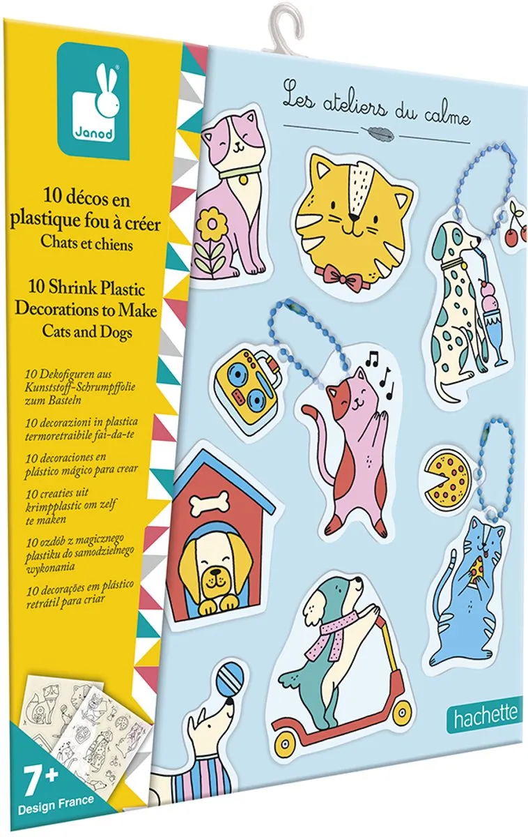 Janod Les Ateliers Du Calme Complete Set Om 10 Plastic Dieren Stickers Te Maken - Multicolor - afbeelding 6 van 6