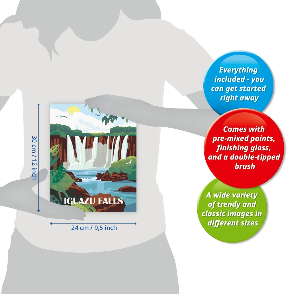 Ravensburger CreArt Adults Trend Iguazu Watervallen - Meerkleurig