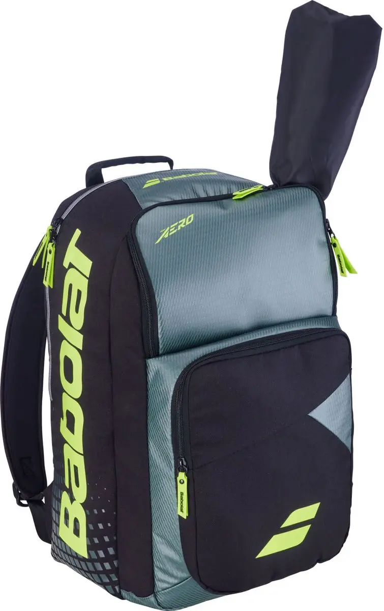 Babolat Pure Aero Gen 2 Rugtas - Geel/Groen/Zwart