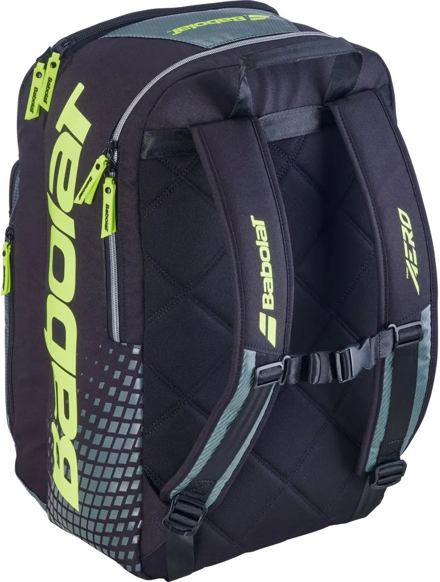 Babolat Pure Aero Gen 2 Rugtas - Geel/Groen/Zwart