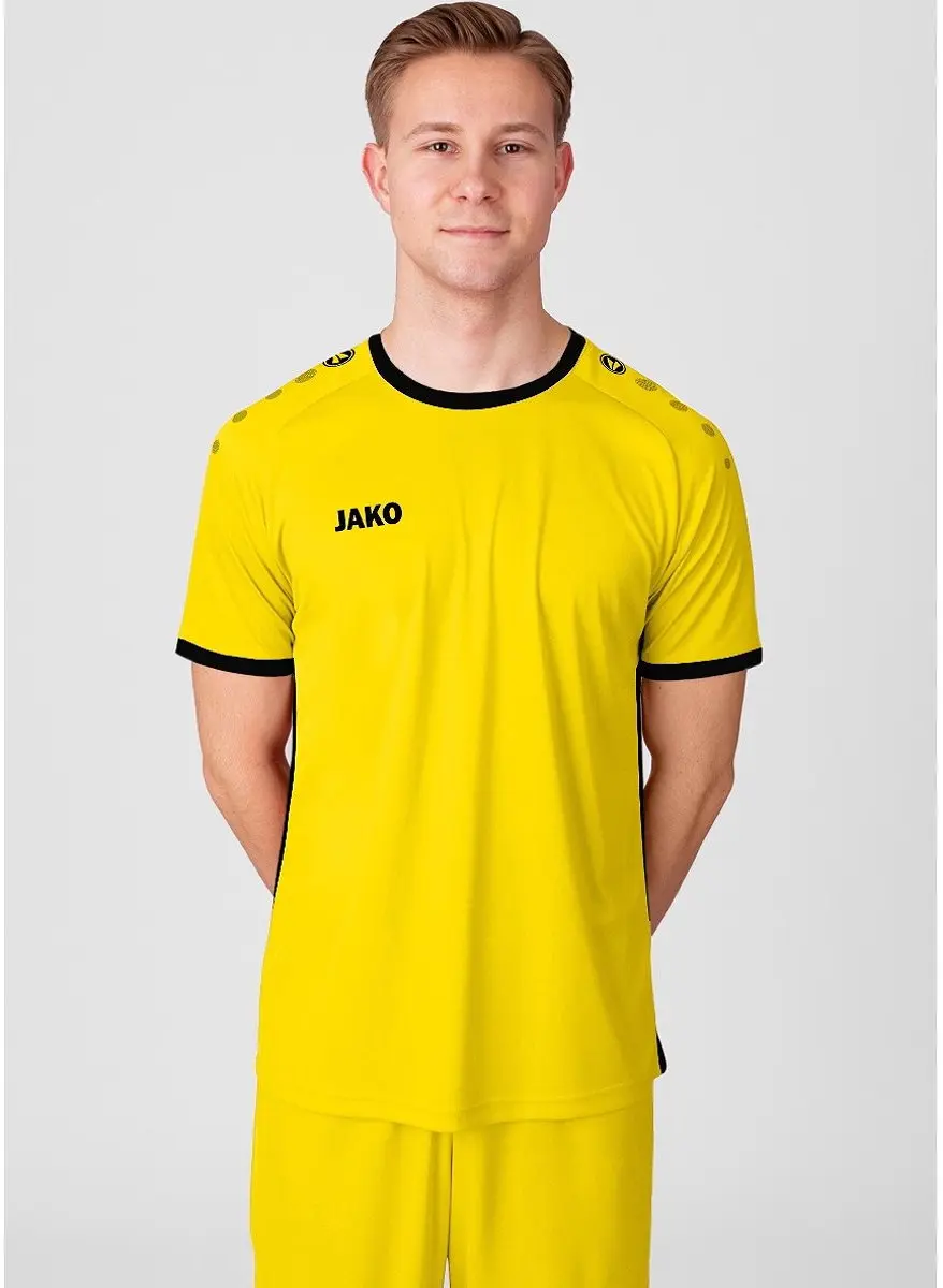 JAKO Primera Shirt Korte Mouw Heren - Geel - Maat S