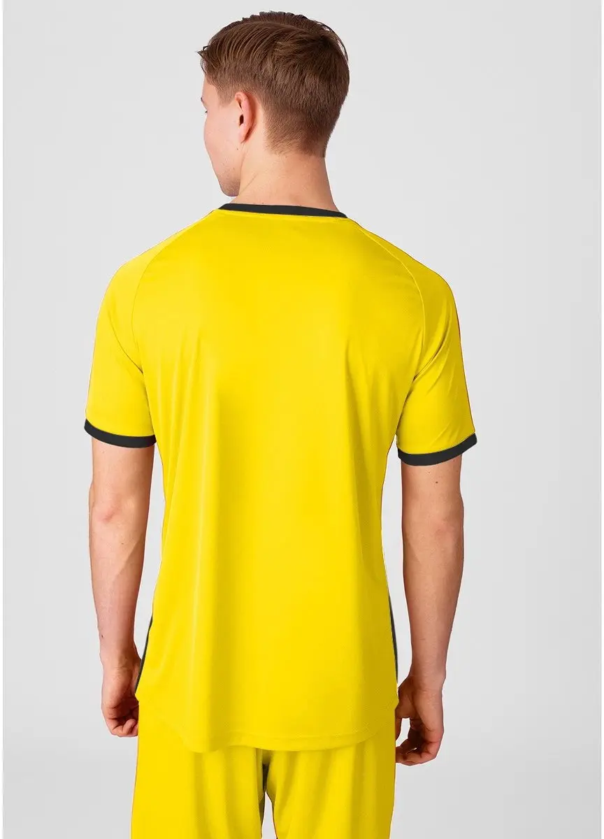 JAKO Primera Shirt Korte Mouw Heren - Geel - Maat S - afbeelding 6 van 6