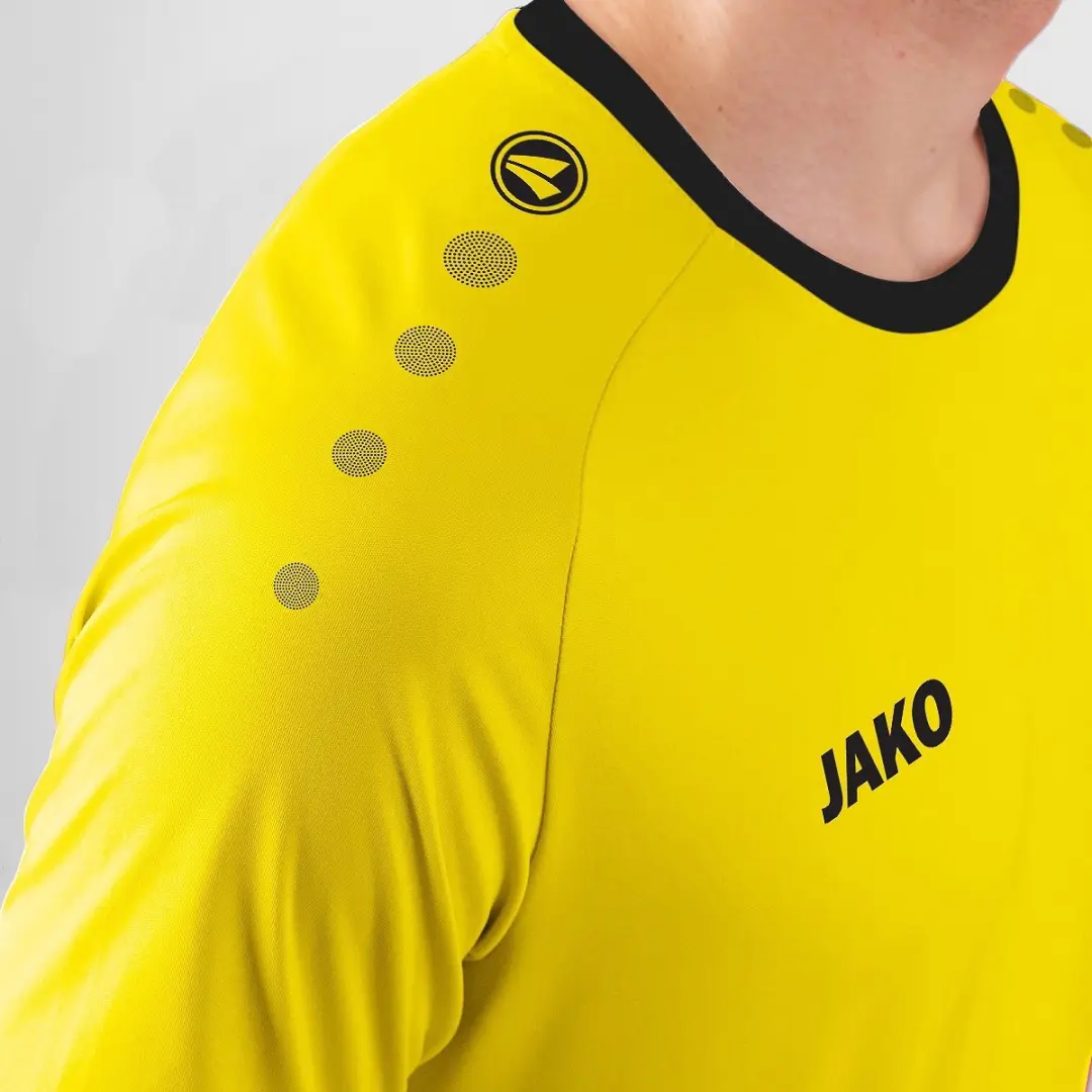 JAKO Primera Shirt Korte Mouw Heren - Geel - Maat S