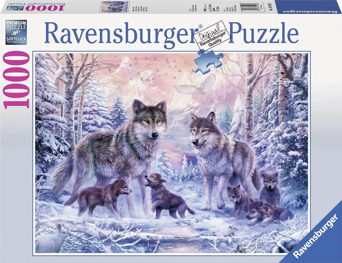 Ravensburger Arctische Wolven Legpuzzel 1000 Stuks