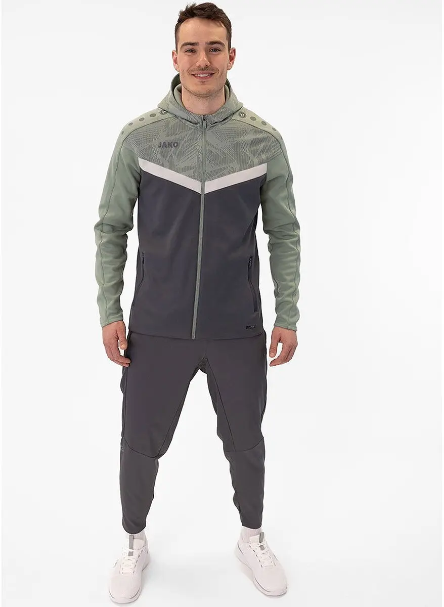 Jako Iconic Jas Heren - Zachtgrijs/Mintgroen - Maat S