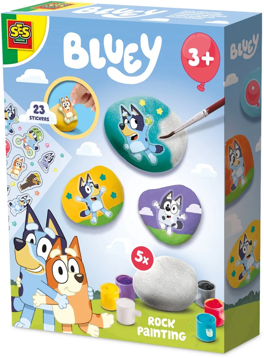 SES Creative Bluey Stenen Schilderen