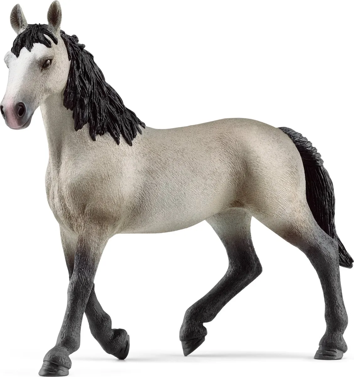 Schleich HORSE CLUB Selle FranÃ§ais Merrie 13955 - Zwart/Grijs
