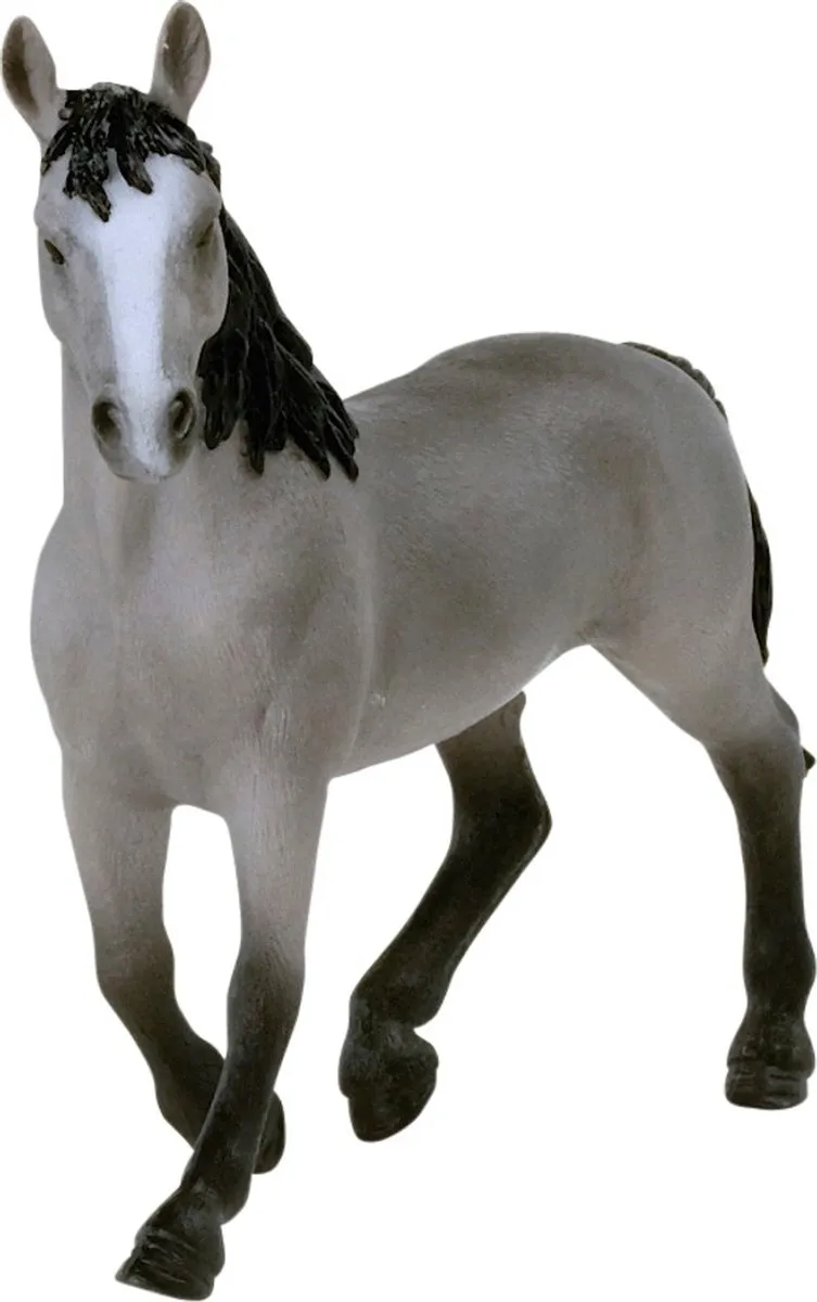Schleich HORSE CLUB Selle FranÃ§ais Merrie 13955 - Zwart/Grijs