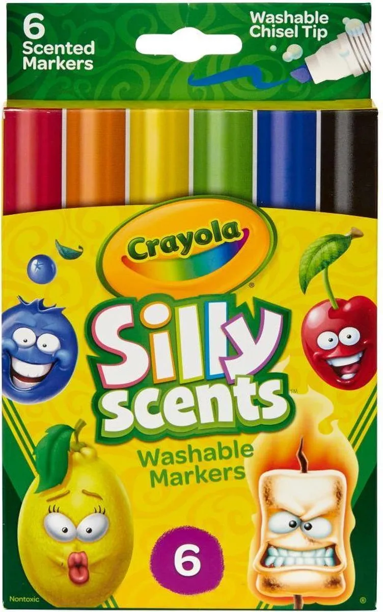 Crayola Silly Scents Geurmarkers 6 Stuks