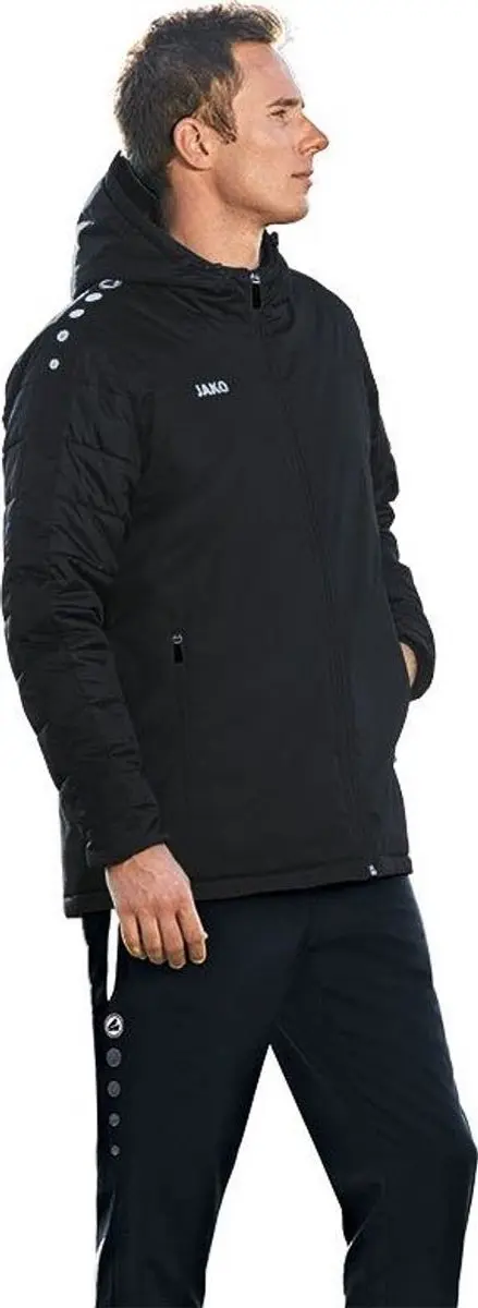 JAKO Team Stadionjas Heren - 4XL Zwart