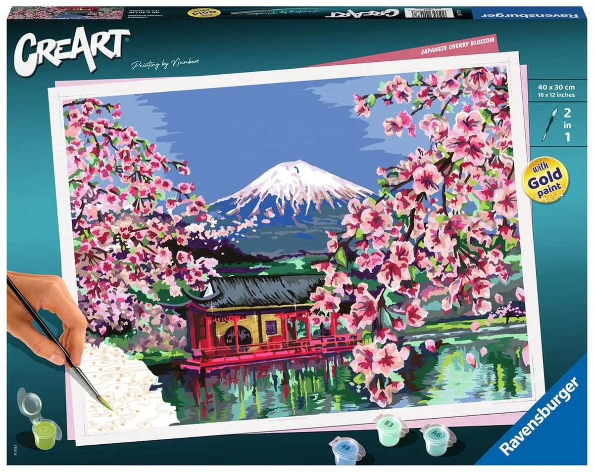Ravensburger Creart Japanese Cherry Blossom Schilderijset