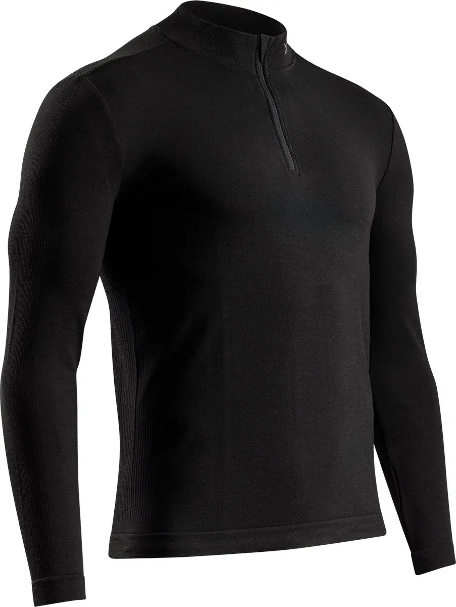 X-Bionic Mightywool Shirt Lange Mouwen Halve Rits Heren