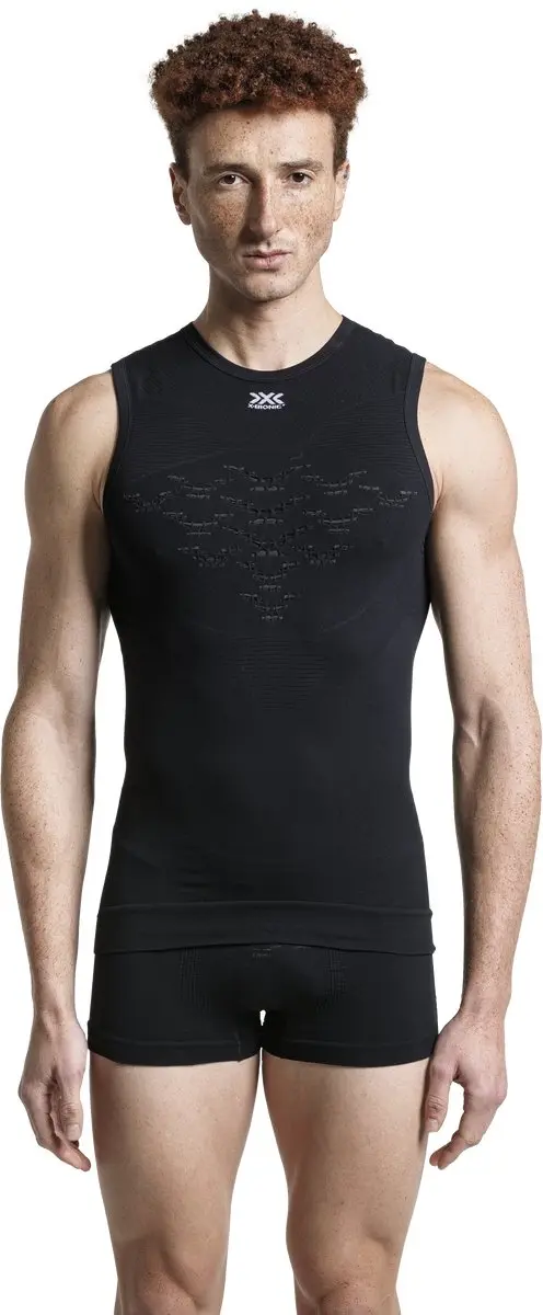 X-Bionic Energizer 4.0 Heren Singlet - Maat L - Opaalzwart/Arctisch wit - afbeelding 6 van 6