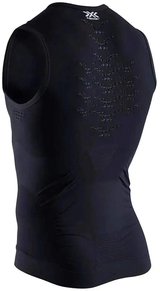 X-Bionic Energizer 4.0 Heren Singlet - Maat L - Opaalzwart/Arctisch wit