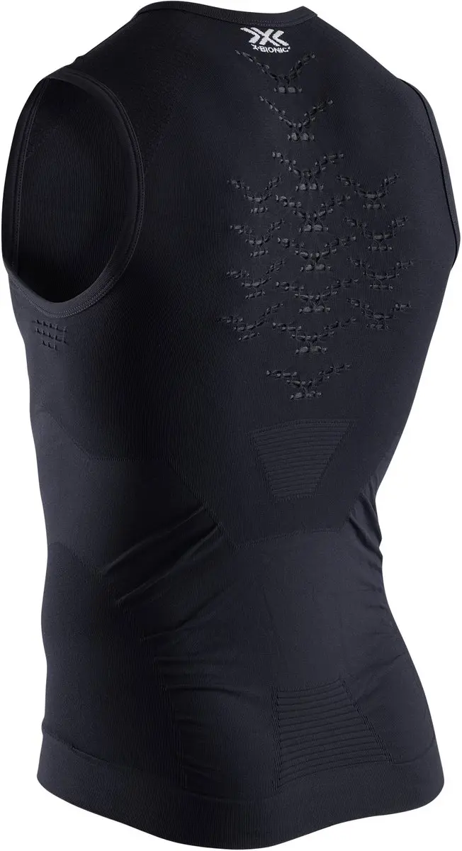 X-Bionic Energizer 4.0 Heren Singlet - Maat L - Opaalzwart/Arctisch wit