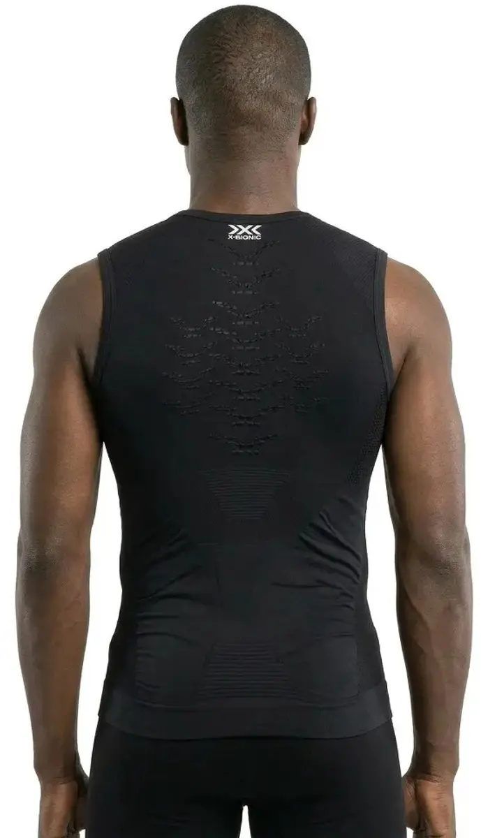 X-Bionic Energizer 4.0 Heren Singlet - Maat L - Opaalzwart/Arctisch wit