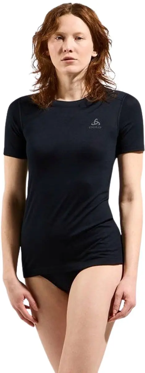 ODLO Natural Merino 160 Dames Shirt - Maat L - Zwart - afbeelding 6 van 6