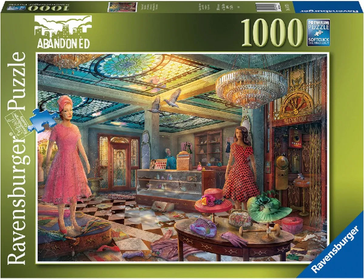 Ravensburger Abandoned Serie Verlaten Warenhuis Legpuzzel 1000 Stuks