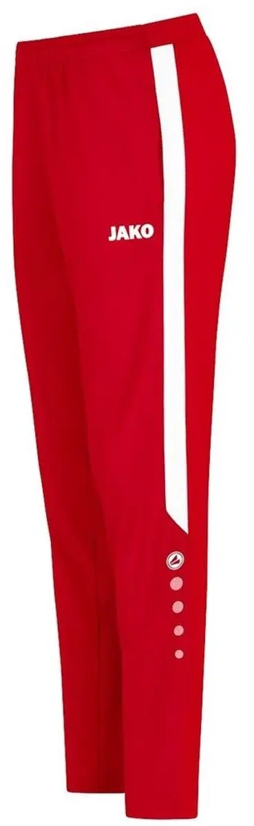 JAKO Power Polyester Trainingsbroek Dames - Wit/Rood - Maat 40 - afbeelding 6 van 6