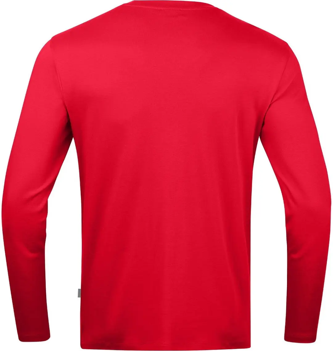 JAKO Organic T-Shirt Lange Mouwen - XL - Rood