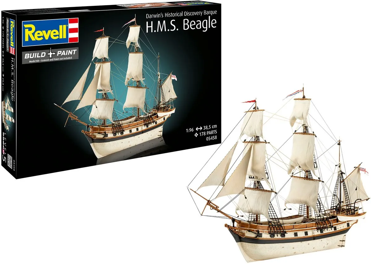Revell H.M.S. Beagle 05458 Modelbouwpakket