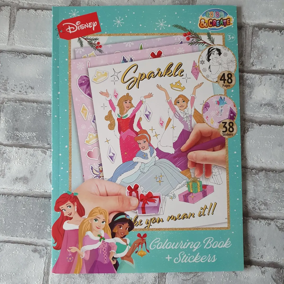 Disney Kerstprinsessen Kleurboek