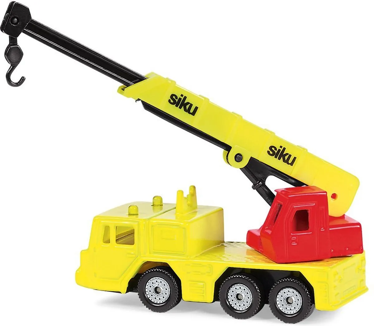 SIKU Hydraulische Kraanwagen 1326 - Geel/Rood