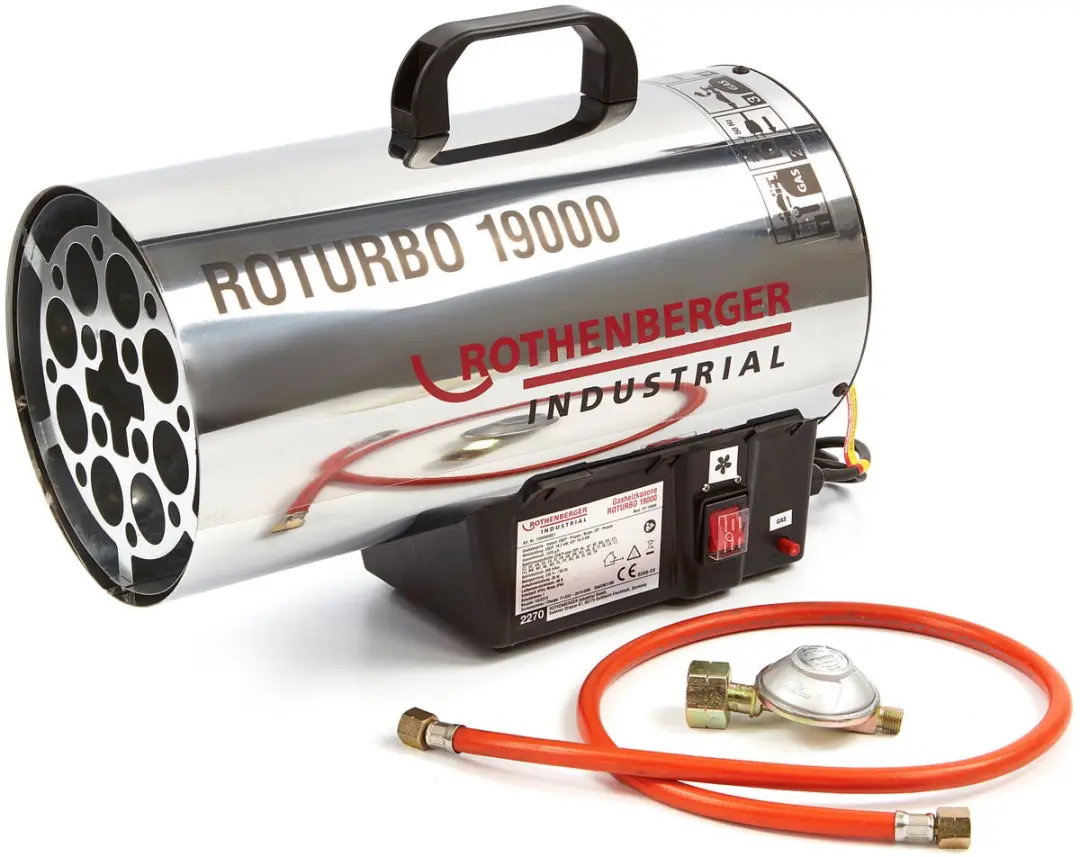 ROTHENBERGER Industrieel verwarmingspistool ROTURBO 19000 met pië...